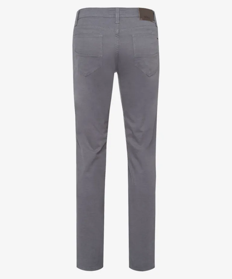 Five-Pocket-Hose in Two Tone-Optik grey