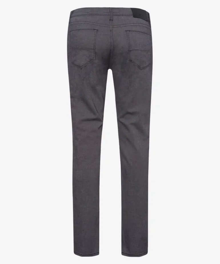 Five-Pocket-Hose in Two Tone-Optik black
