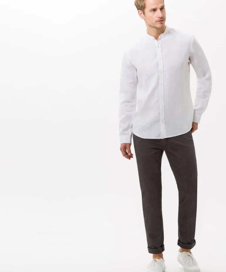 Five-Pocket-Hose in Two Tone-Optik black