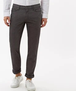 Five-Pocket-Hose in Two Tone-Optik black