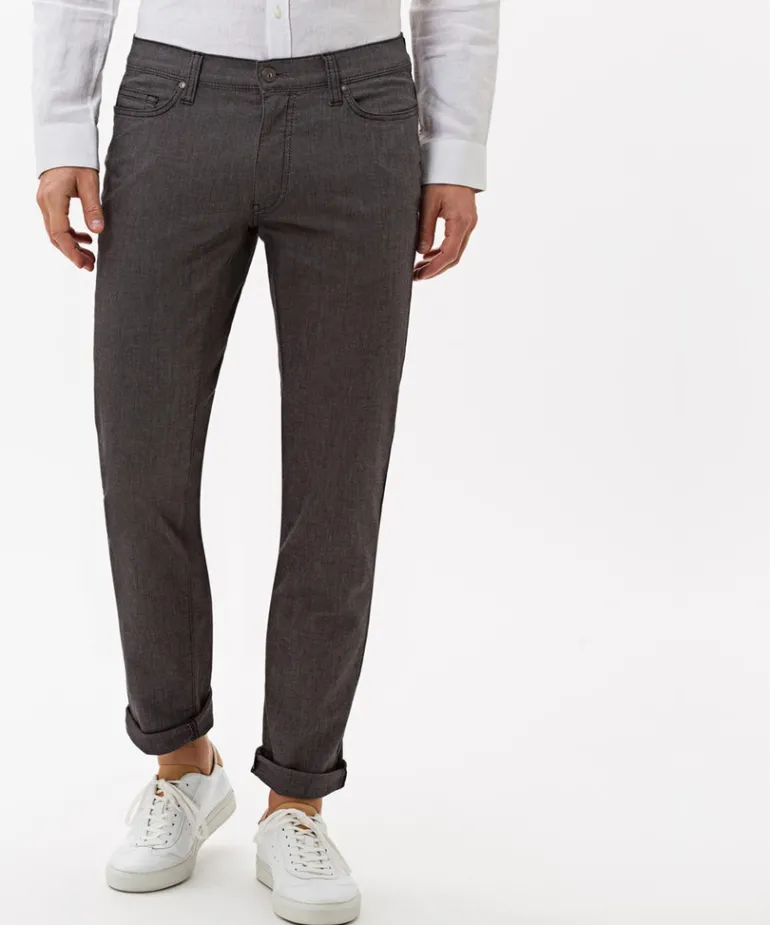 Five-Pocket-Hose in Two Tone-Optik black