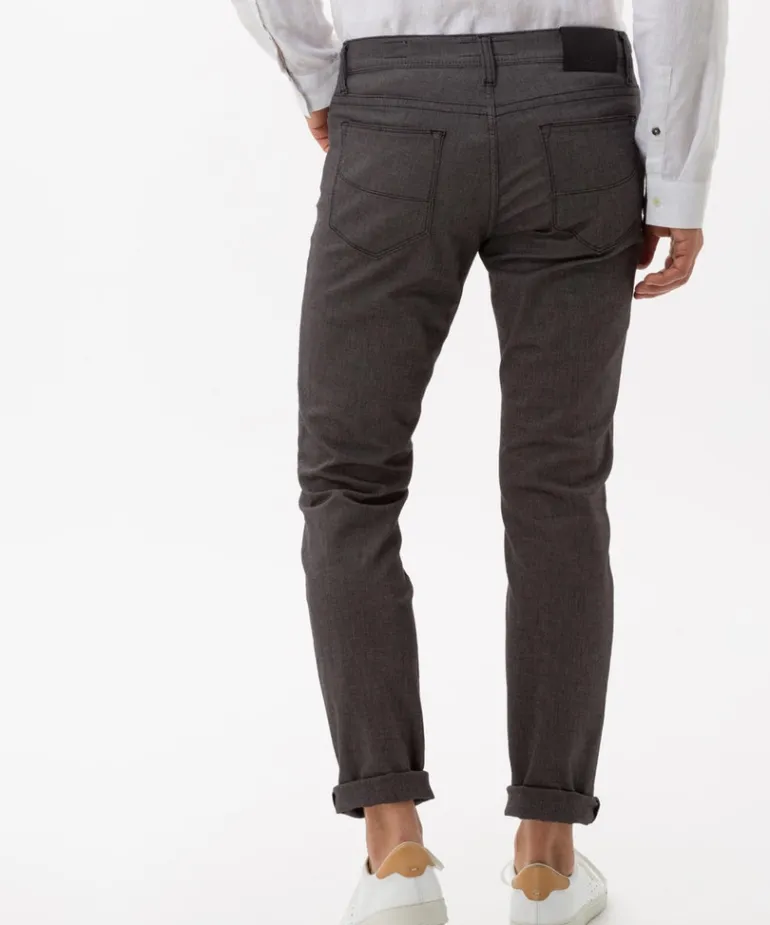 Five-Pocket-Hose in Two Tone-Optik black