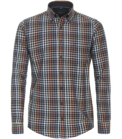 Flanellhemd blau