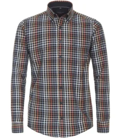 Flanellhemd blau