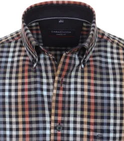Flanellhemd blau