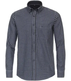 Flanellhemd blau