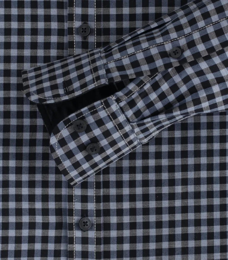 Flanellhemd blau