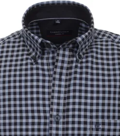 Flanellhemd blau