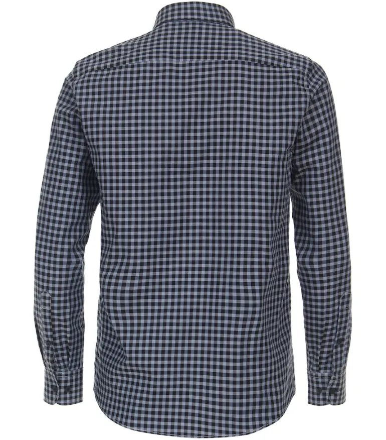 Flanellhemd blau