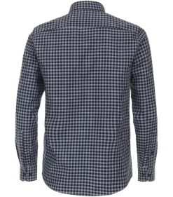 Flanellhemd blau