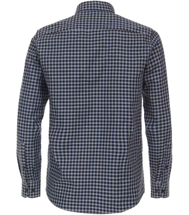 Flanellhemd blau