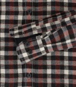 Flanellhemd braun