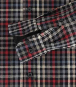 Flanellhemd rot