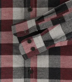 Flanellhemd rot