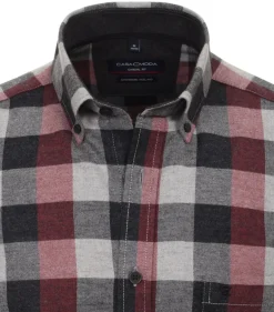 Flanellhemd rot