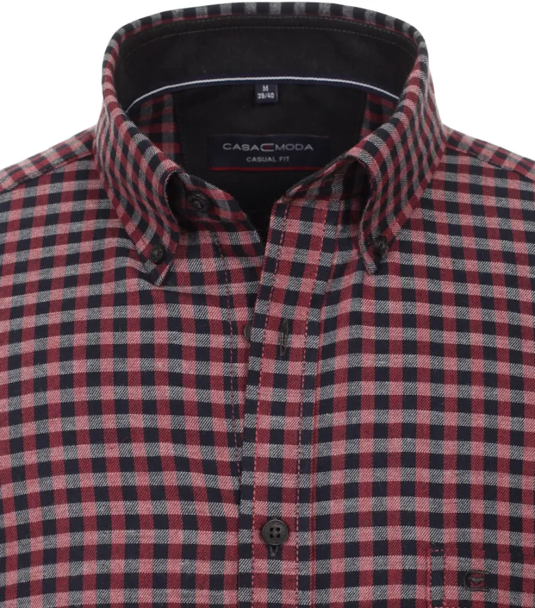 Flanellhemd rot