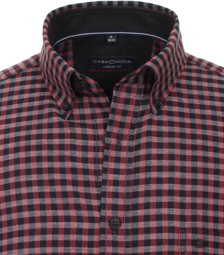 Flanellhemd rot