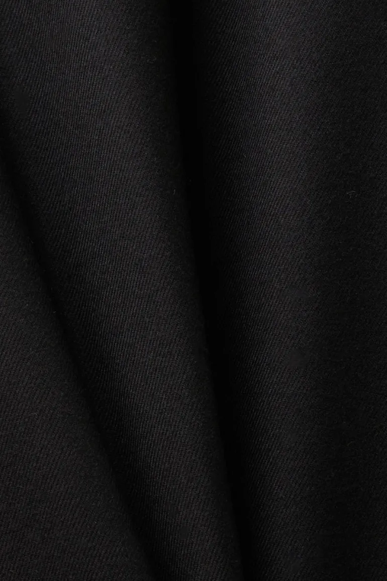 Flanellhose mit geschlitztem Beinsaum black