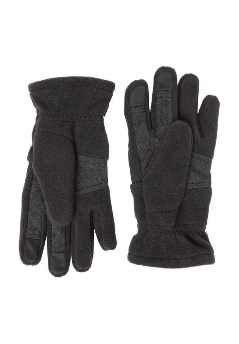 Fleecehandschuhe mit Touchscreen-Funktion asphalt