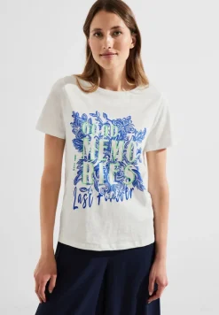 Fotoprint T-Shirt vanilla white