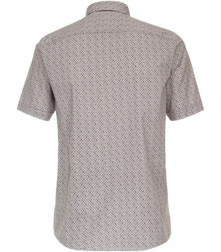 Freizeithemd Kurzarm blau