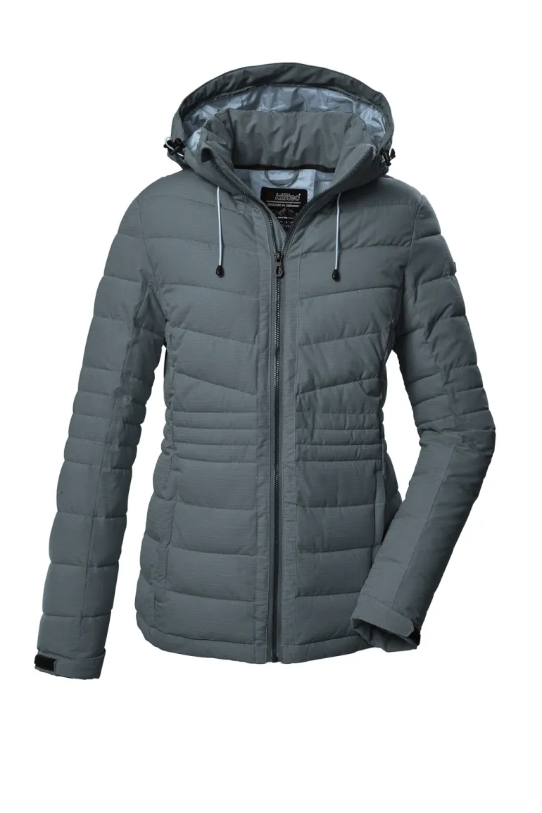 Funktionsjacke in Daunenoptik 00824 blaugrau