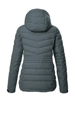 Funktionsjacke in Daunenoptik 00824 blaugrau