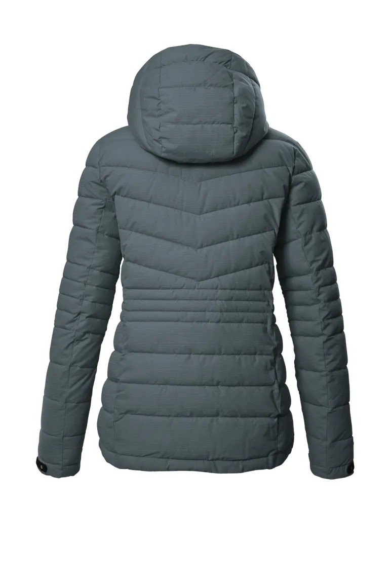 Funktionsjacke in Daunenoptik 00824 blaugrau