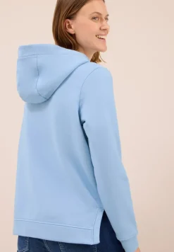 Garment dyed Hoodie light sky blue