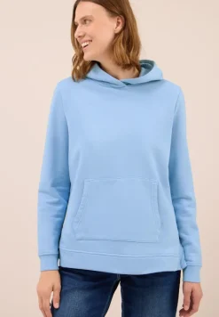 Garment dyed Hoodie light sky blue