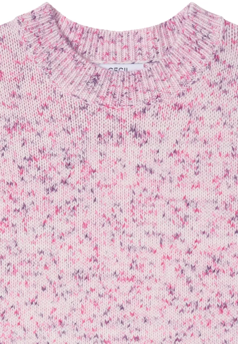 Gemusterter Strickpullover dark blossom melange