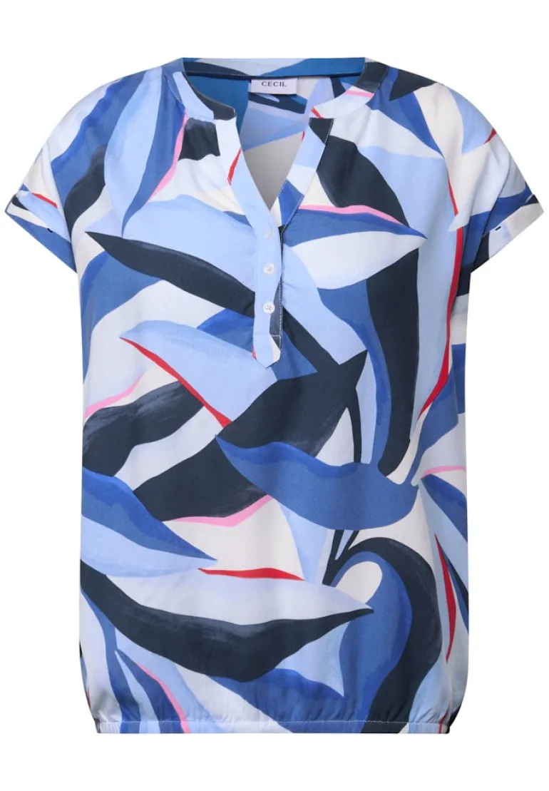 Gemustertes Blusenshirt urban navy blue