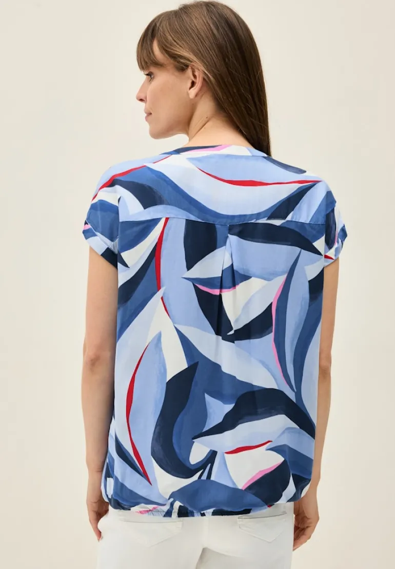 Gemustertes Blusenshirt urban navy blue