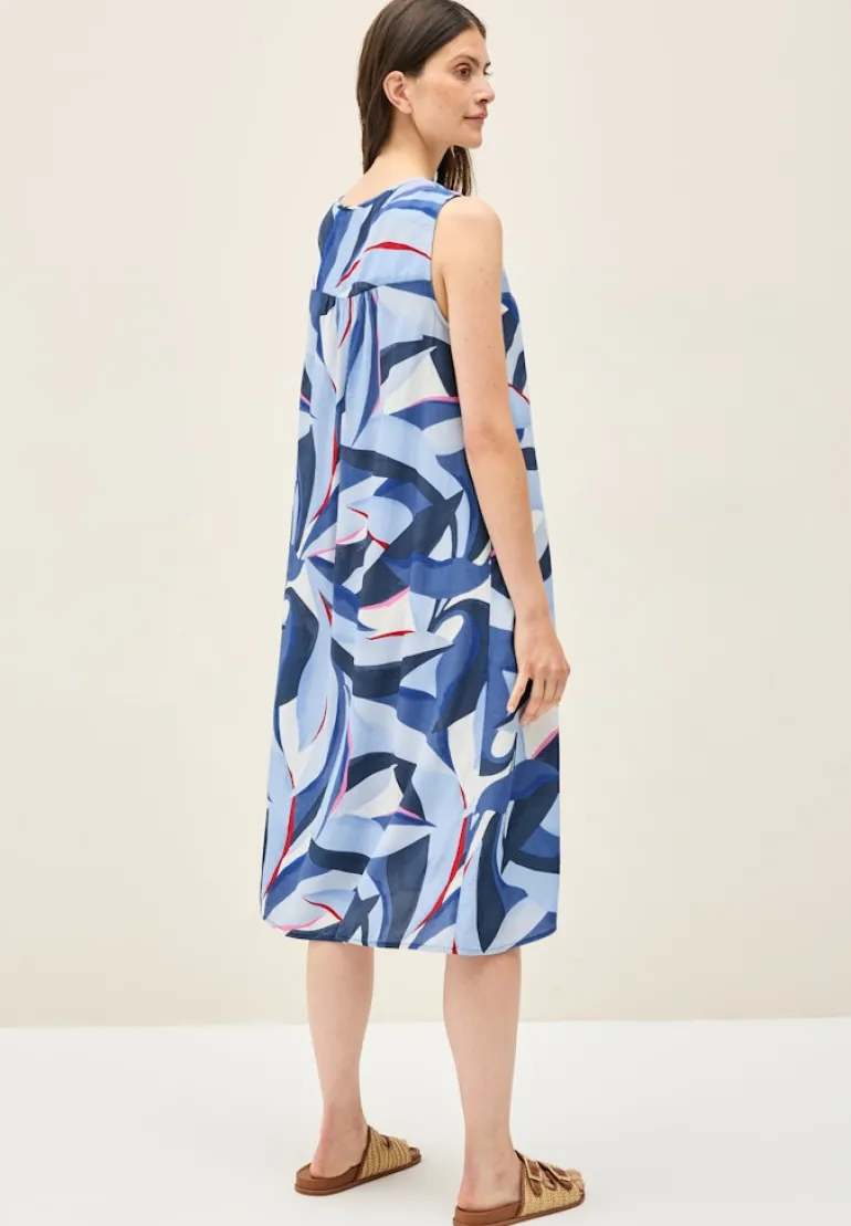 Gemustertes Kleid urban navy blue