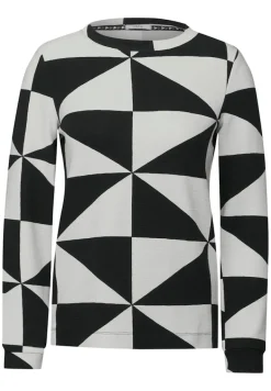 Gemustertes Ottoman Shirt black