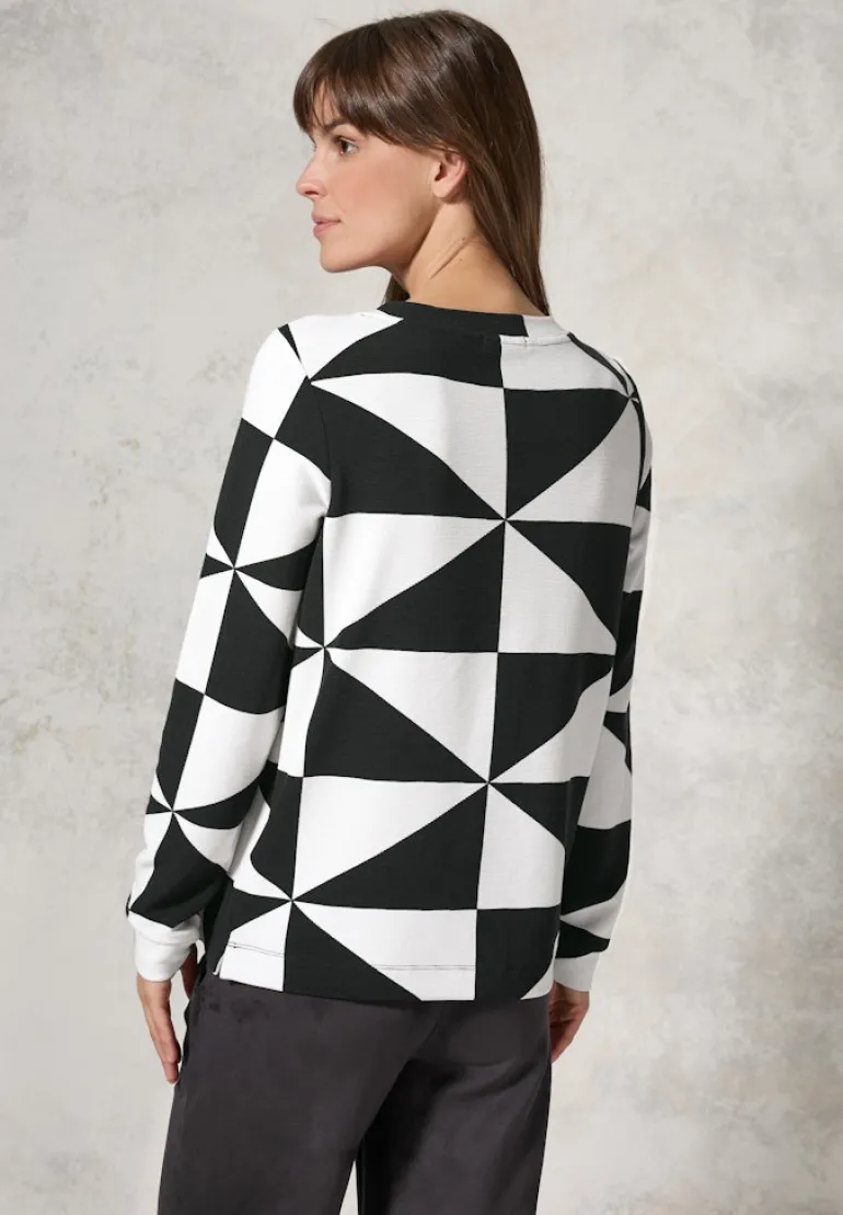 Gemustertes Ottoman Shirt black