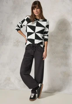 Gemustertes Ottoman Shirt black