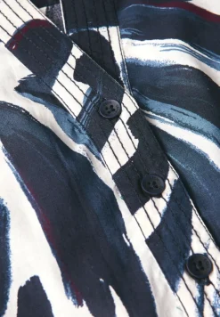 Gemusterte Tunika urban dark blue
