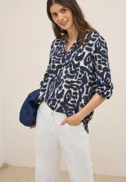 Gemusterte Tunika urban dark blue