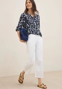 Gemusterte Tunika urban dark blue