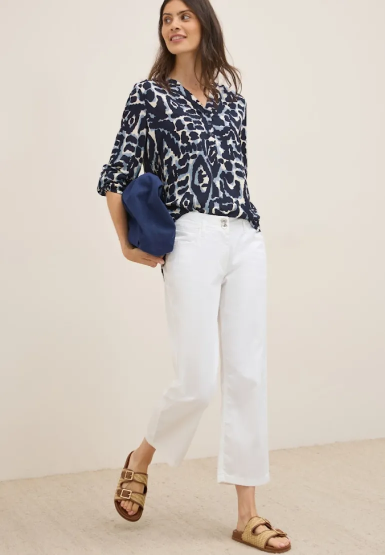 Gemusterte Tunika urban dark blue