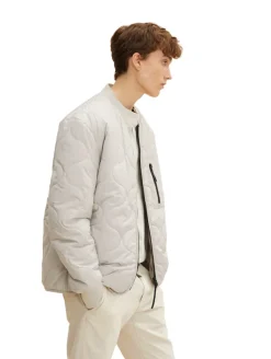 Gesteppte Bomberjacke light dove grey