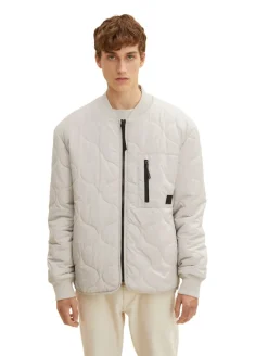 Gesteppte Bomberjacke light dove grey
