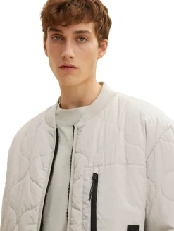 Gesteppte Bomberjacke light dove grey