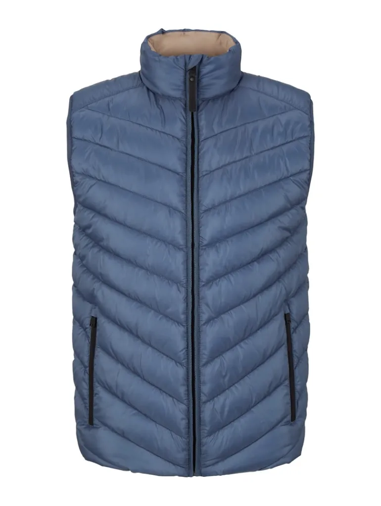 Gesteppte Weste china blue