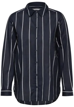 Gestreifte Bluse universal blue