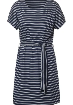 Gestreiftes Jerseykleid river blue