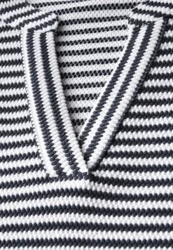 Gestreiftes Strukturshirt urban navy blue
