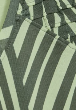 Gestreiftes T-Shirt cool khaki