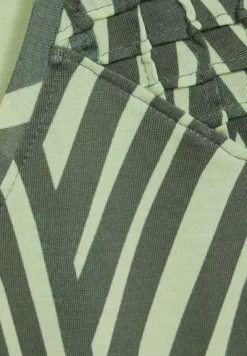 Gestreiftes T-Shirt cool khaki